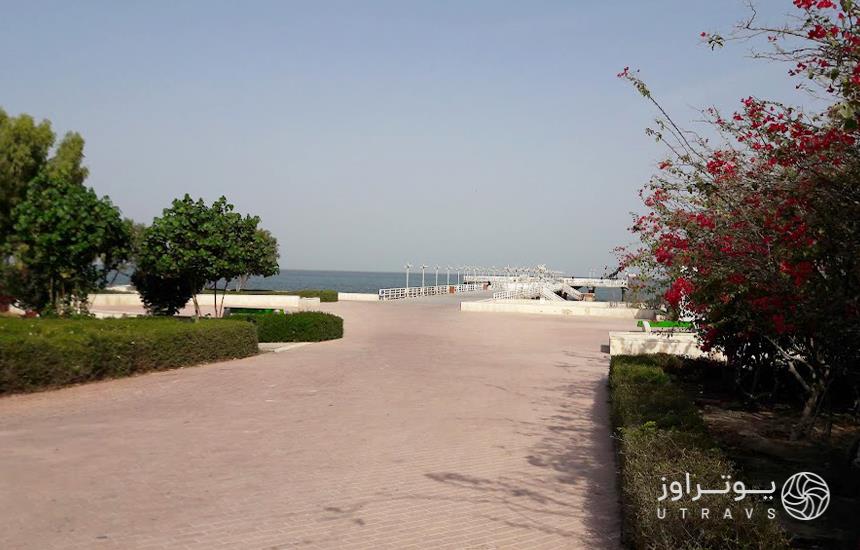 پارک ساحلی میرمهنا  در نزدیکی خانه بومیان کیش